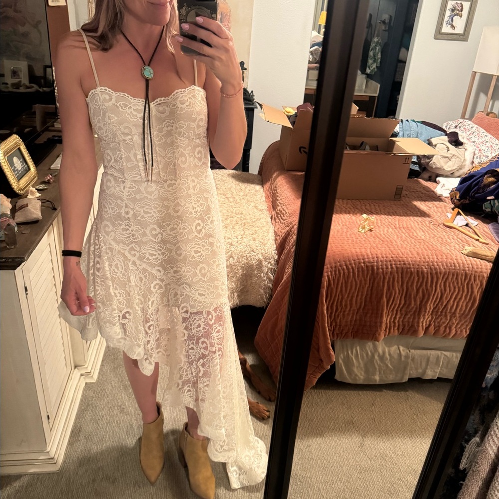 Western Bridal Reception Dress - Size Medium